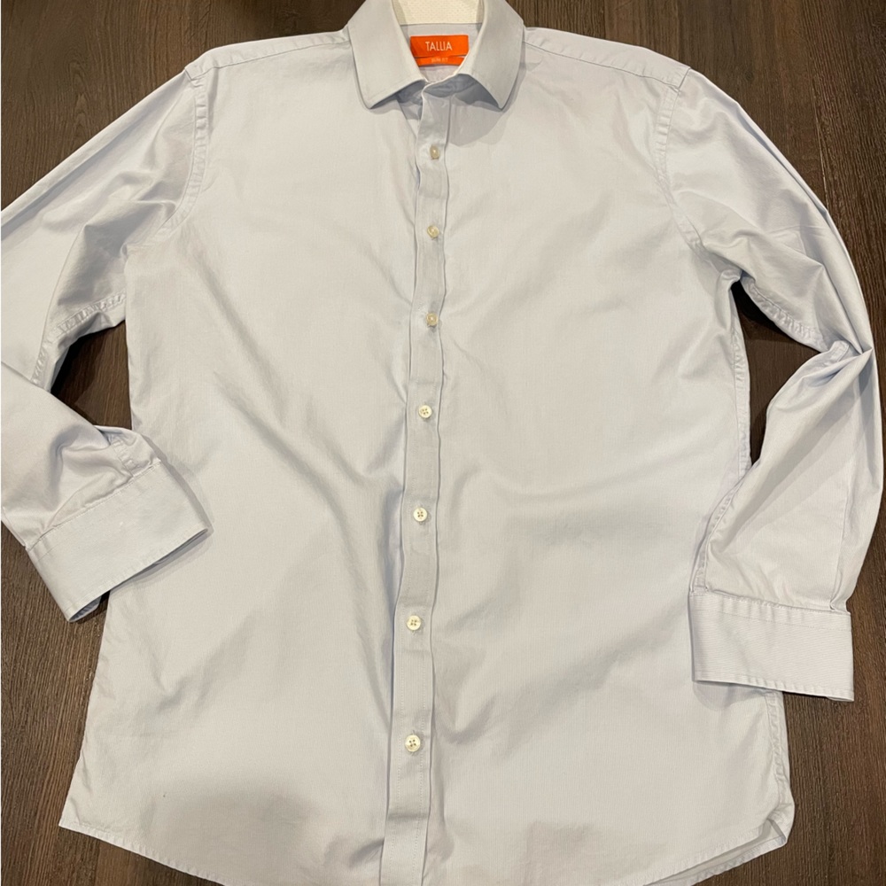 Mens Blue Dress Shirt and Tie